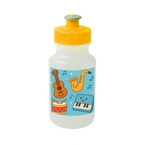Garrafinha Squeeze Personalizada Músicas Instrumentos