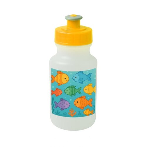 Garrafinha Squeeze Personalizada Peixinhos Coloridos