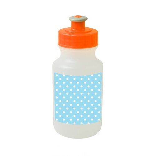 Garrafinha Squeeze Personalizada Poá Azul Bebê