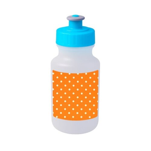Garrafinha Squeeze Personalizada Poá Laranja