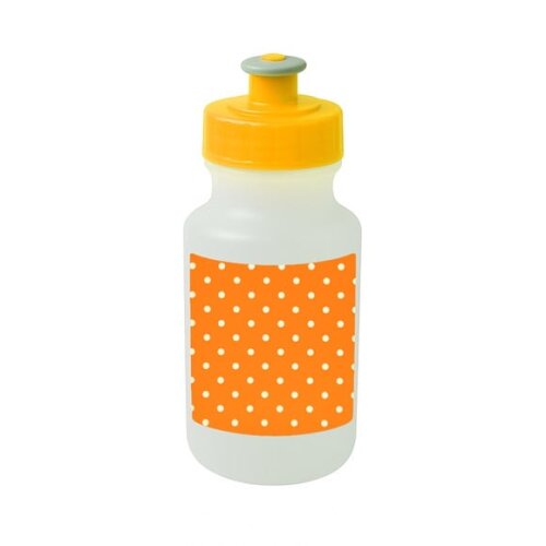 Garrafinha Squeeze Personalizada Poá Laranja