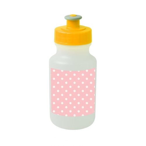 Garrafinha Squeeze Personalizada Poá Rosa Bebê