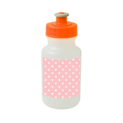 Garrafinha Squeeze Personalizada Poá Rosa Bebê