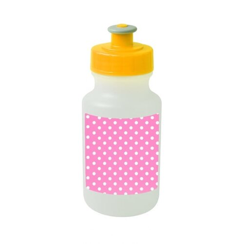 Garrafinha Squeeze Personalizada Poá Rosa Pink