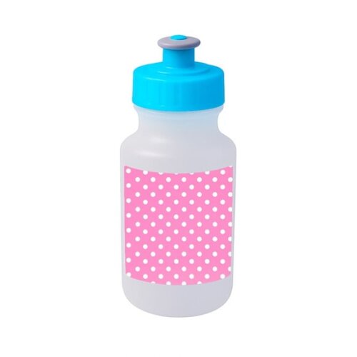 Garrafinha Squeeze Personalizada Poá Rosa Pink