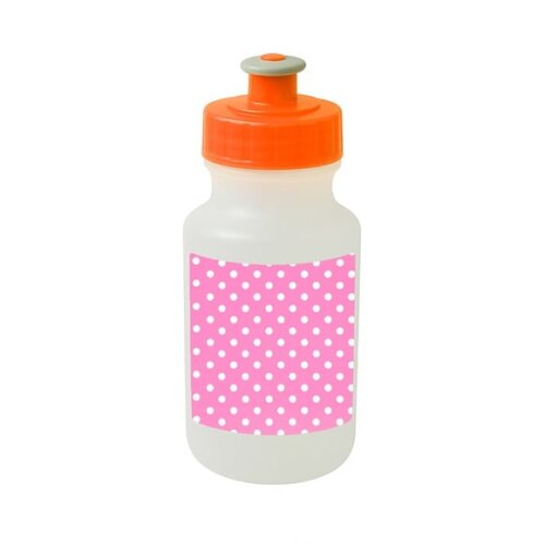 Garrafinha Squeeze Personalizada Poá Rosa Pink