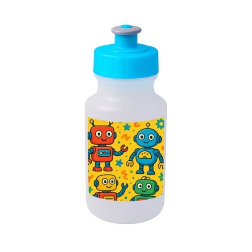 Garrafinha Squeeze Personalizada Robôs Divertidos