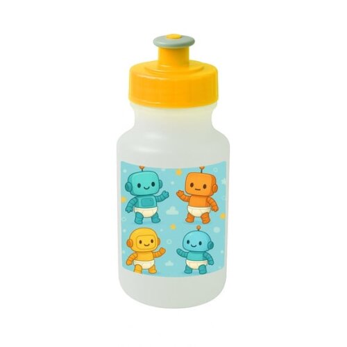 Garrafinha Squeeze Personalizada Robôs Baby