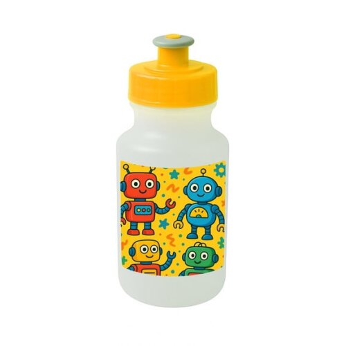 Garrafinha Squeeze Personalizada Robôs Divertidos