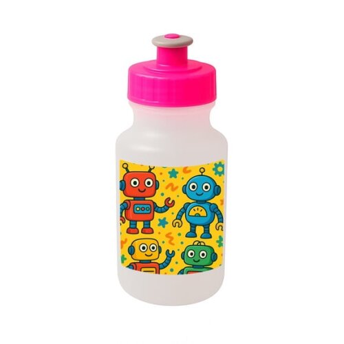 Garrafinha Squeeze Personalizada Robôs Divertidos