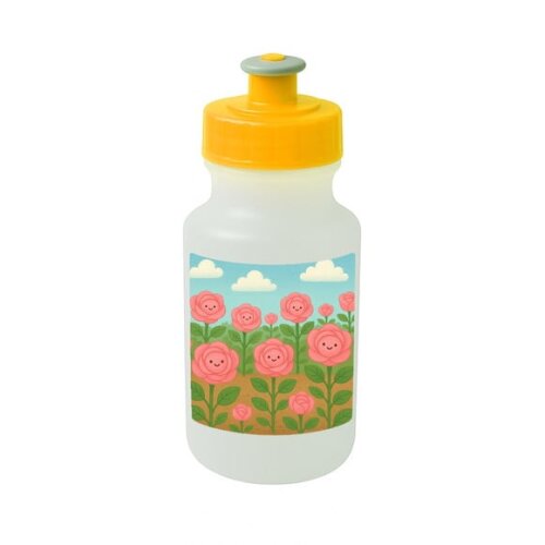 Garrafinha Squeeze Personalizada Rosas Fofas