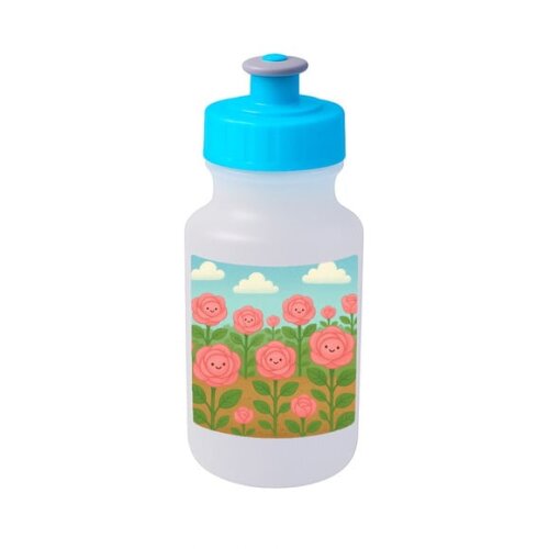 Garrafinha Squeeze Personalizada Rosas Fofas