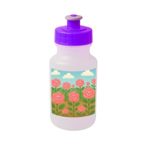 Garrafinha Squeeze Personalizada Rosas Fofas
