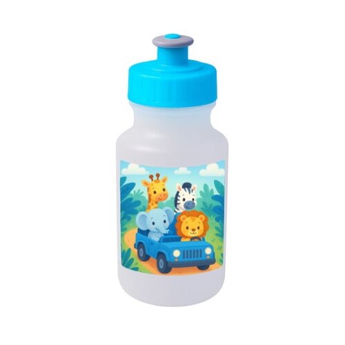 Garrafinha Squeeze Personalizada Safari Azul