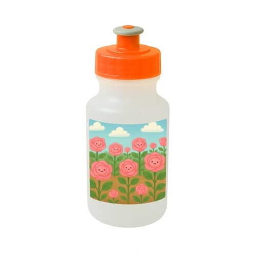 Garrafinha Squeeze Personalizada Rosas Fofas