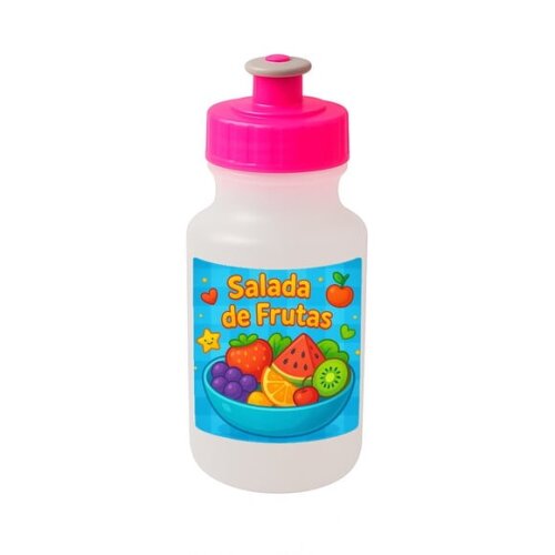 Garrafinha Squeeze Personalizada Salada de Frutas