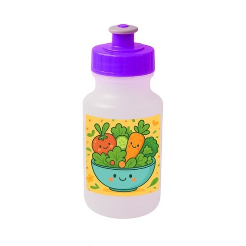 Garrafinha Squeeze Personalizada Salada Divertida