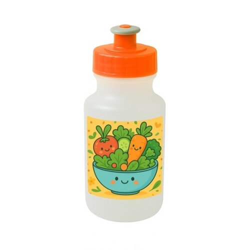 Garrafinha Squeeze Personalizada Salada Divertida