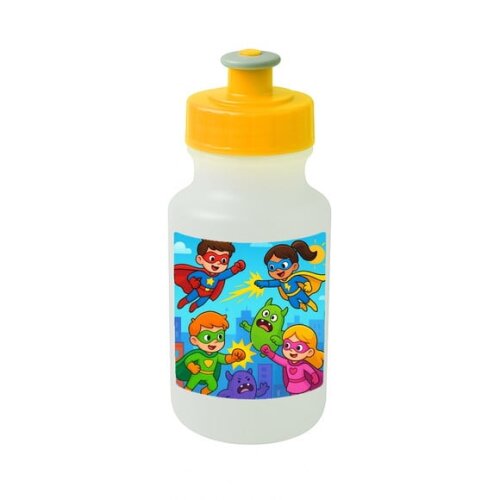 Garrafinha Squeeze Personalizada Super Heróis