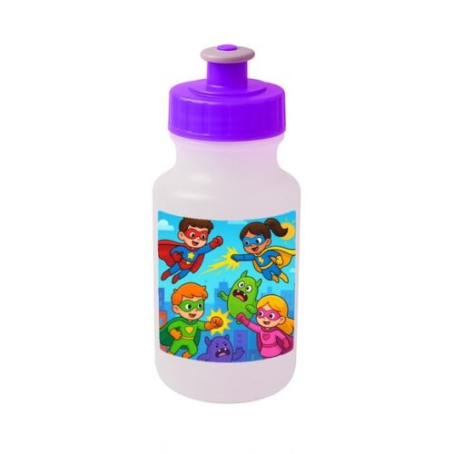 Garrafinha Squeeze Personalizada Super Heróis
