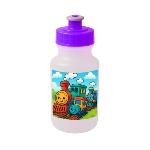 Garrafinha Squeeze Personalizada Trens Antigos