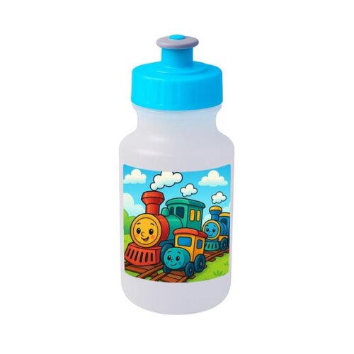 Garrafinha Squeeze Personalizada Trens Antigos