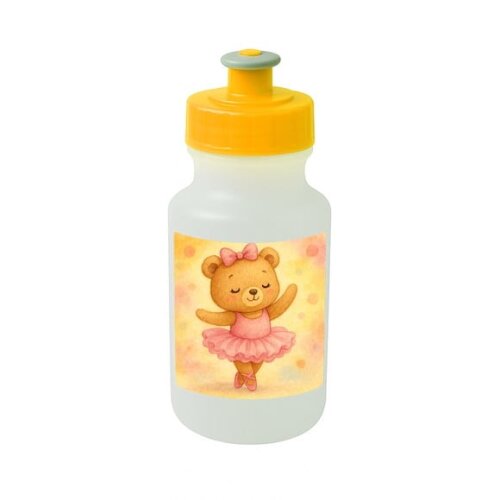 Garrafinha Squeeze Personalizada Ursinha Bailarina