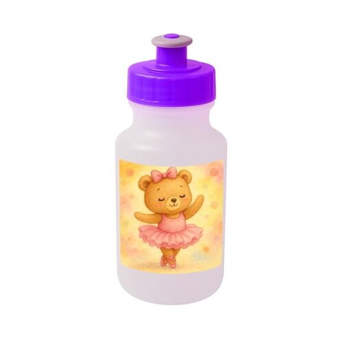 Garrafinha Squeeze Personalizada Ursinha Bailarina
