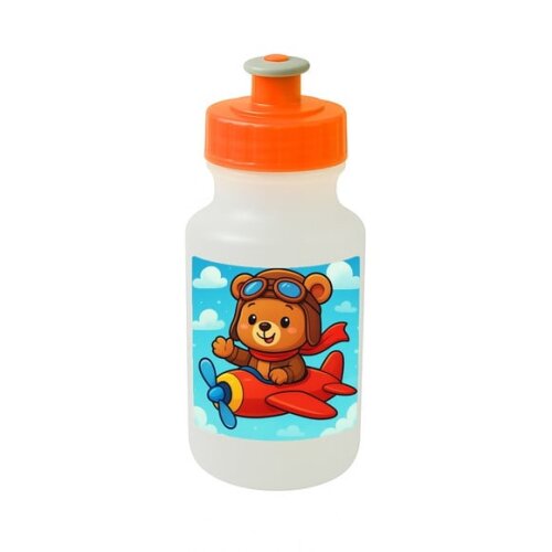 Garrafinha Squeeze Personalizada Ursinho Aviador