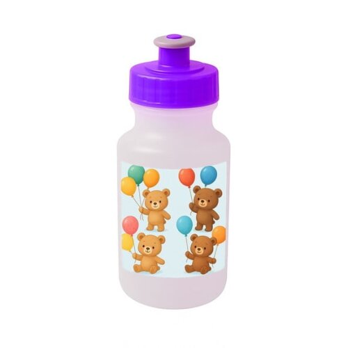 Garrafinha Squeeze Personalizada Ursinhos com Balões