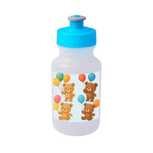 Garrafinha Squeeze Personalizada Ursinhos com Balões