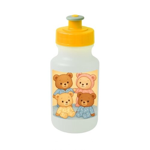 Garrafinha Squeeze Personalizada Ursinhos de Pijama
