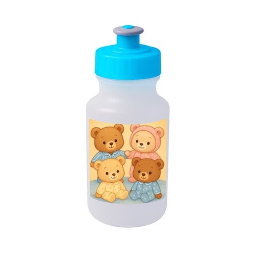 Garrafinha Squeeze Personalizada Ursinhos de Pijama