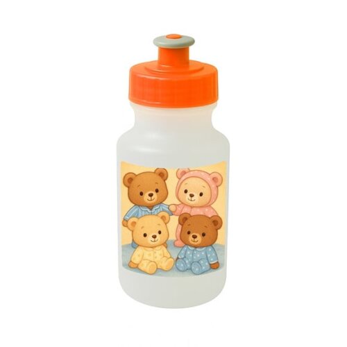 Garrafinha Squeeze Personalizada Ursinhos de Pijama