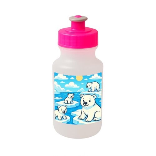 Garrafinha Squeeze Personalizada Ursos Polares