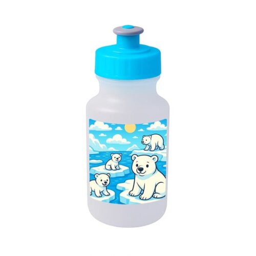 Garrafinha Squeeze Personalizada Ursos Polares