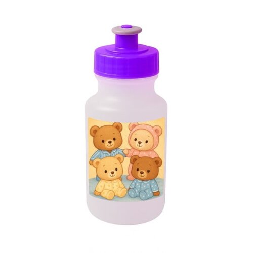 Garrafinha Squeeze Personalizada Ursinhos de Pijama