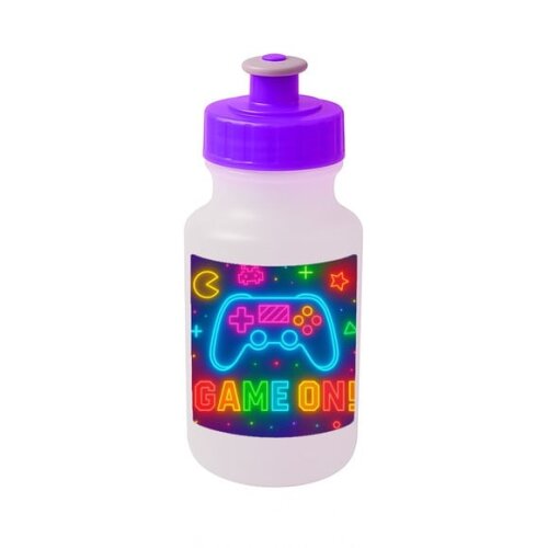 Garrafinha Squeeze Personalizada Video Game Neon