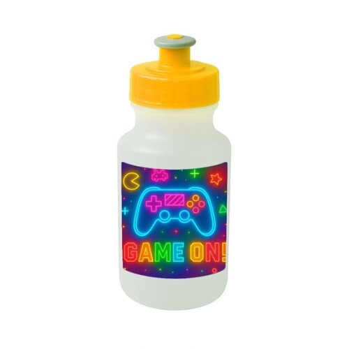 Garrafinha Squeeze Personalizada Video Game Neon
