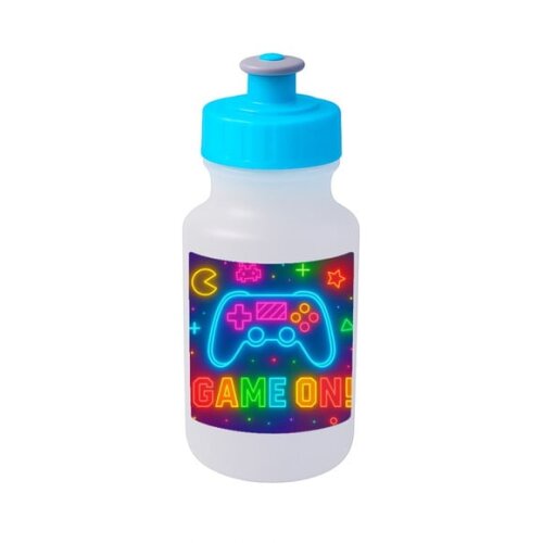 Garrafinha Squeeze Personalizada Video Game Neon