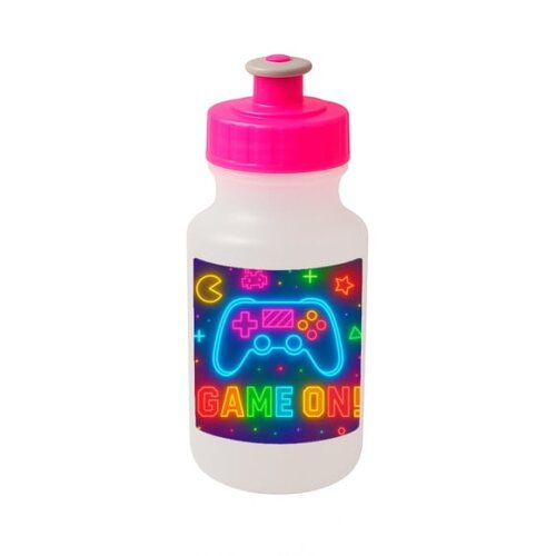 Garrafinha Squeeze Personalizada Video Game Neon
