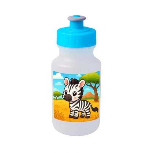 Garrafinha Squeeze Personalizada Zebra Baby