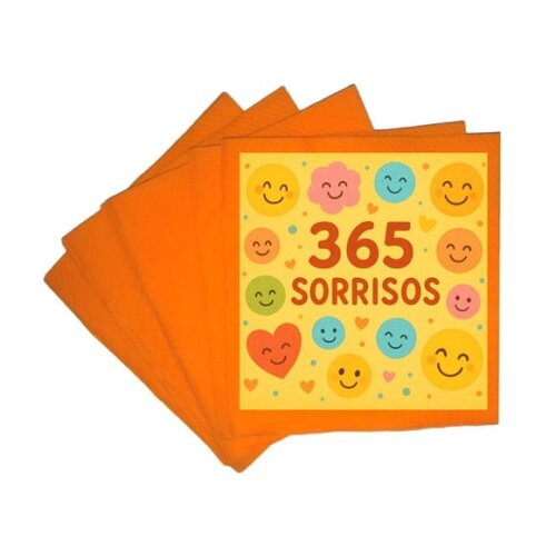 Guardanapo de Papel Personalizado 365 Sorrisos