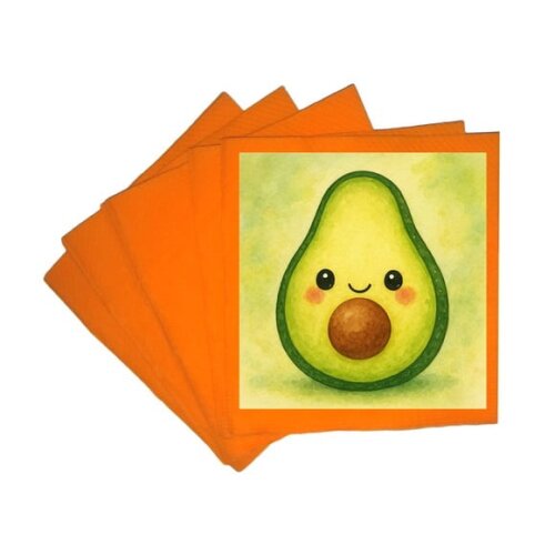Guardanapo de Papel Personalizado Abacate