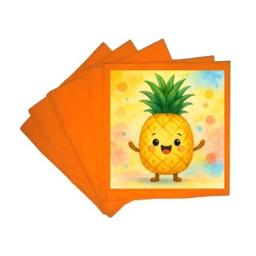 Guardanapo de Papel Personalizado Abacaxi