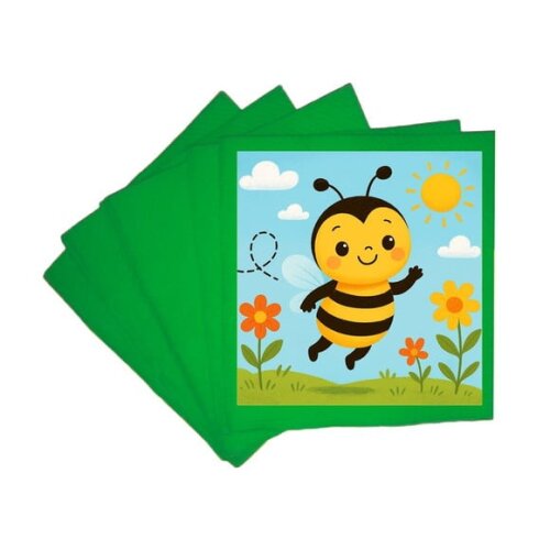 Guardanapo de Papel Personalizado Abelhinha
