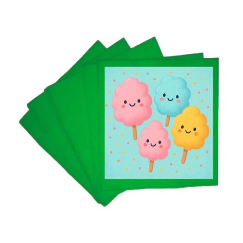 Guardanapo de Papel Personalizado Algodão Doce