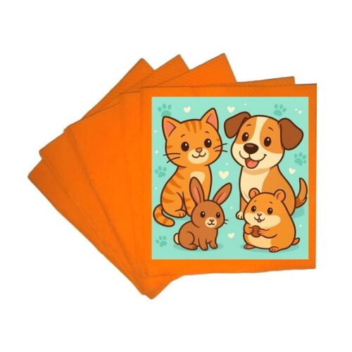 Guardanapo de Papel Personalizado Animais de Estimação
