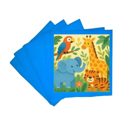 Guardanapo de Papel Personalizado Animais Exóticos
