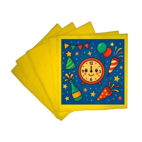 Guardanapo de Papel Personalizado Ano Novo